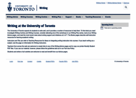 Writing.utoronto.ca thumbnail Writing.utoronto.ca thumbnail