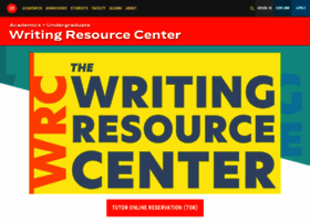 Writingresourcecenter.com thumbnail