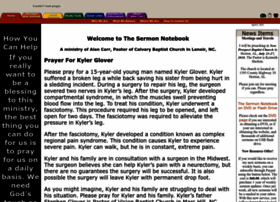 Ww2.sermonnotebook.org thumbnail