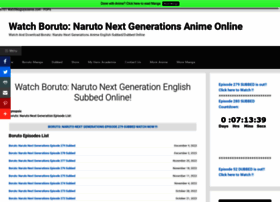  at WI. Watch Boruto: Naruto Next Generations Anime  Online