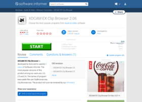 Xdcam-ex-clip-browser.software.informer.com thumbnail