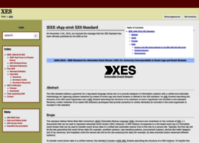Xes-standard.org thumbnail