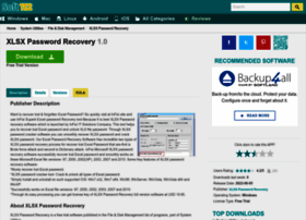 Xlsx-password-recovery.soft112.com thumbnail