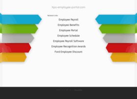 xpo-employee-portal.com at WI. xpo-employee-portal.com