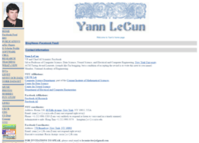 Yann.lecun.com thumbnail