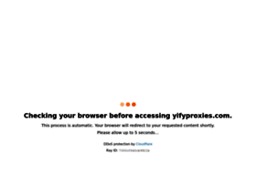 Yifyproxies.com thumbnail