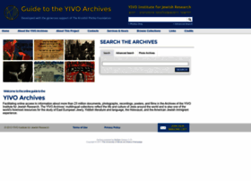 Yivoarchives.org thumbnail