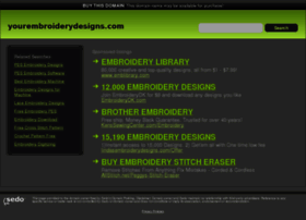 Yourembroiderydesigns.com thumbnail