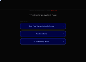 Yourwiseanswers.com thumbnail