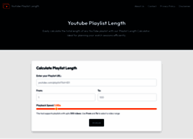 Ytplaylistlength.org thumbnail
