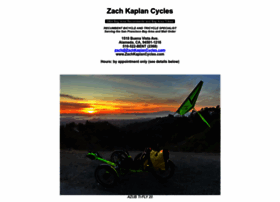 Zachkaplancycles.com thumbnail
