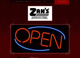 Zans-deli.com thumbnail