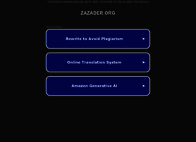Zazader.org thumbnail