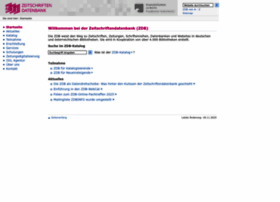 Zeitschriftendatenbank.de thumbnail