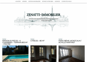 Zenatti-immobilier.com thumbnail
