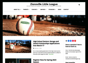 Zionsvillelittleleague.org thumbnail