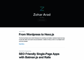 Zohararad.com thumbnail