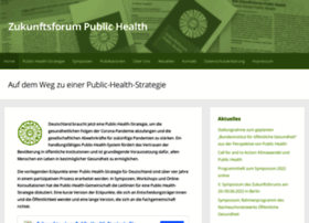 Zukunftsforum-public-health.de thumbnail