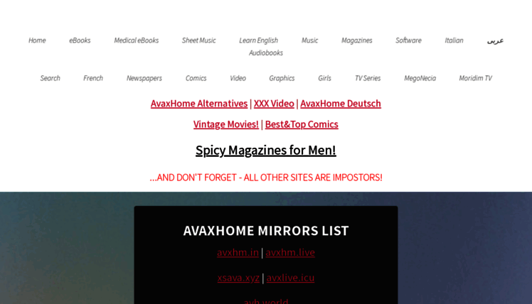Avaxhome-mirrors.pw thumbnail