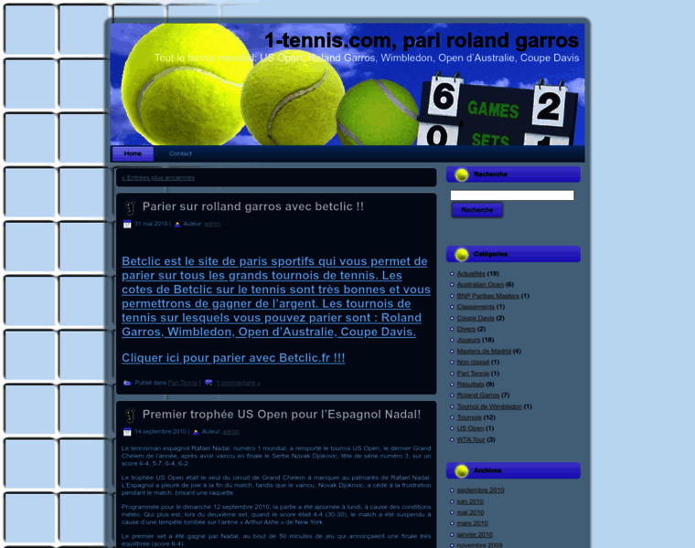 1-tennis.com thumbnail