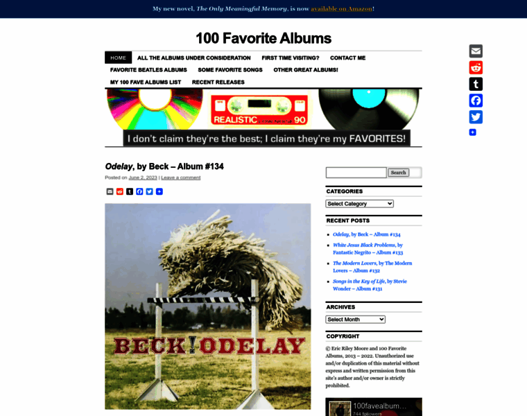 100favealbums.net thumbnail