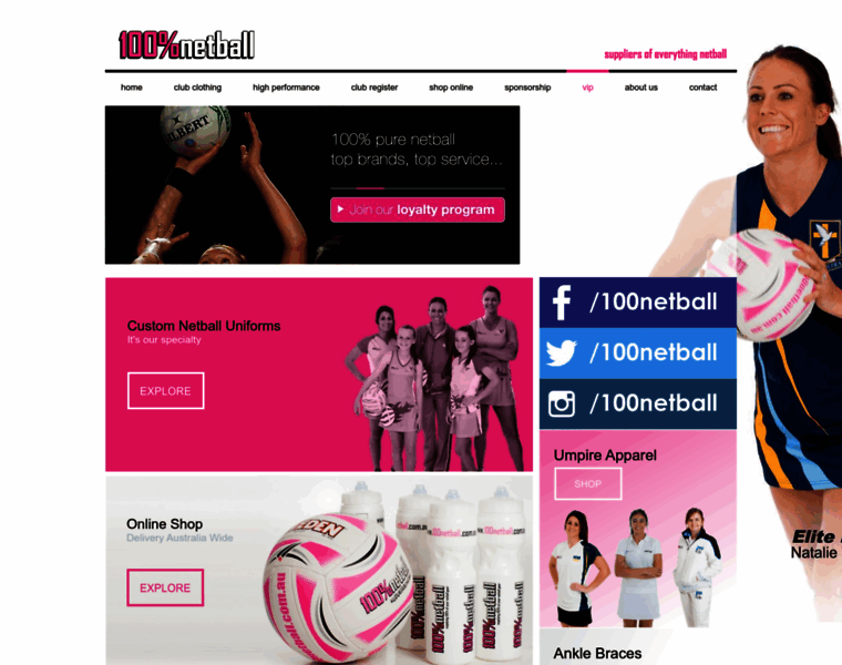 100netball.com.au thumbnail