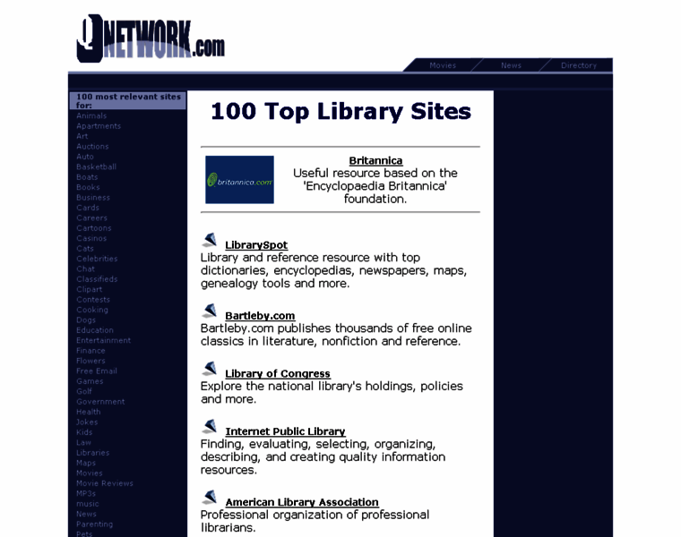 100toplibrarysites.com thumbnail