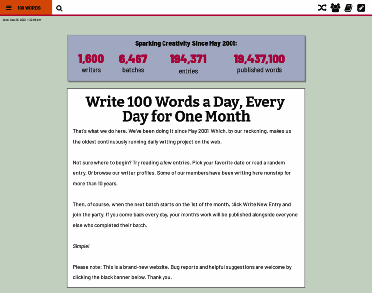100words.com thumbnail