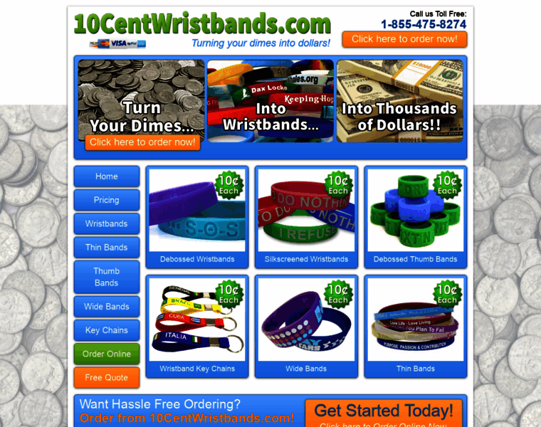 10centwristbands.com thumbnail