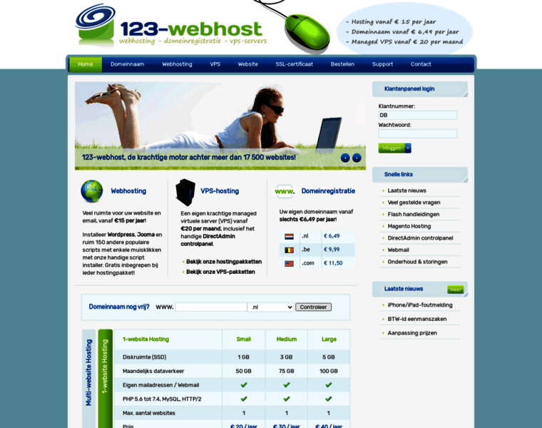 123-webhost.nl thumbnail