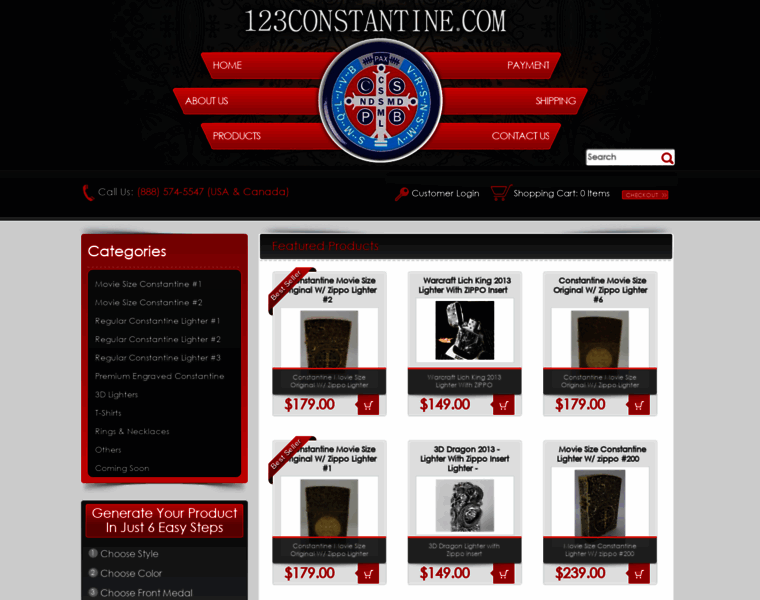 123constantine.com thumbnail