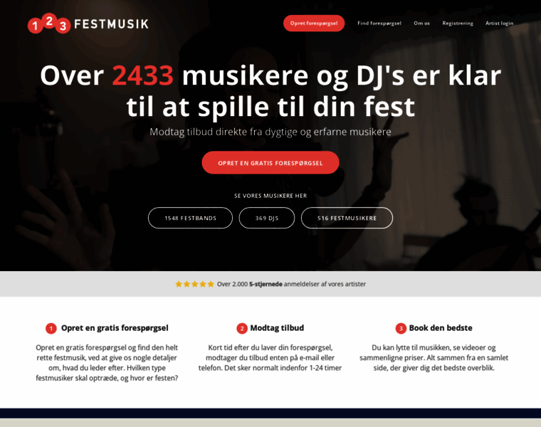 123festmusik.dk thumbnail