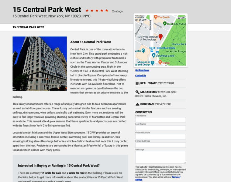 15centralparkwest-nyc.com thumbnail