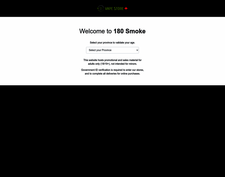 180smoke.ca thumbnail