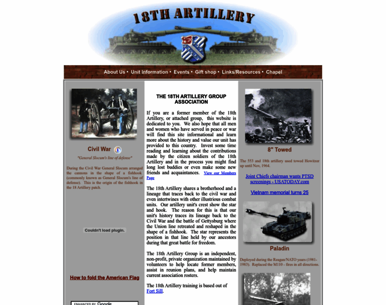 18th-artillery.com thumbnail