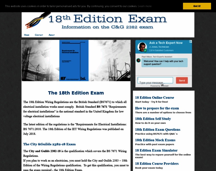 18th-edition-exam.co.uk thumbnail