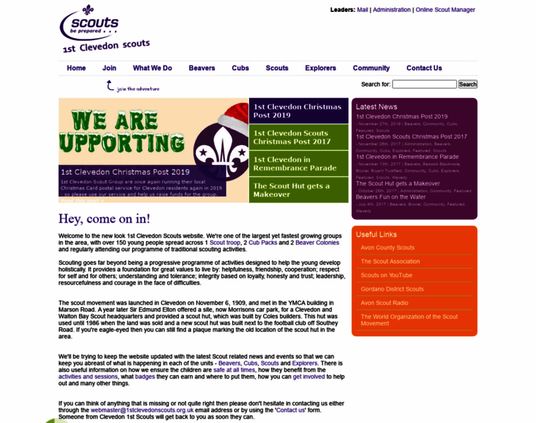 1stclevedonscouts.org.uk thumbnail