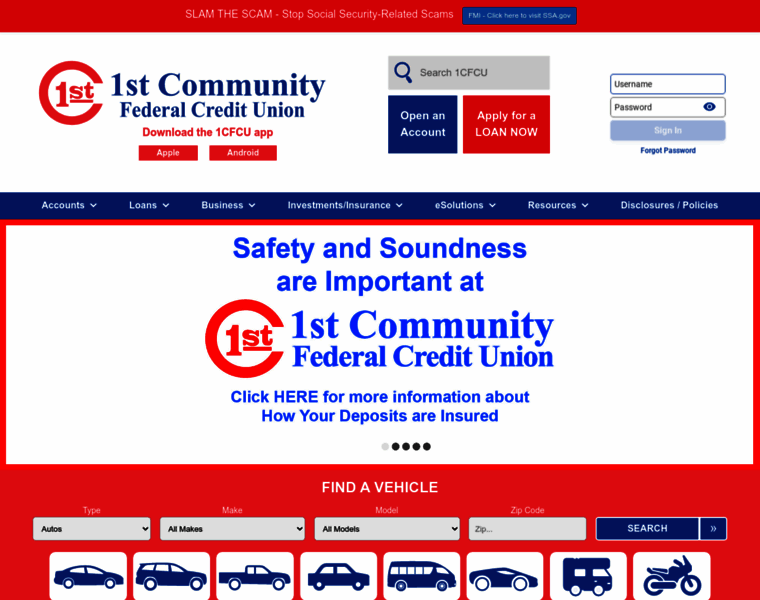 1stcommunityfcu.org thumbnail