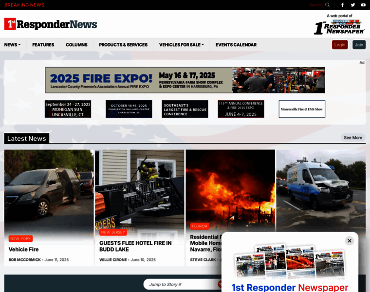 1strespondernews.com thumbnail 1strespondernews.com thumbnail