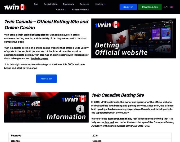 1wins.ca thumbnail 1wins.ca thumbnail