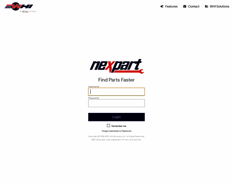 2000172.nexpart.com at WI. Nexpart | Leading Automotive Parts Ordering ...