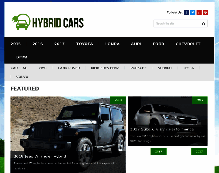 2016hybridcars.com thumbnail