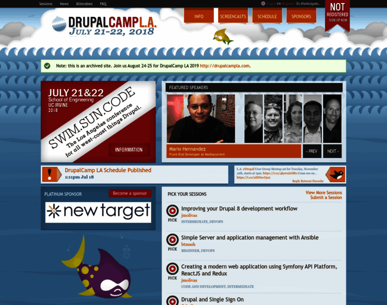 2018.drupalcampla.com thumbnail