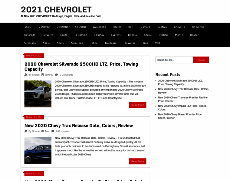 2021chevrolet.com thumbnail