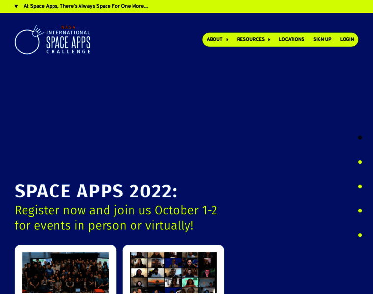 2022.spaceappschallenge.org thumbnail