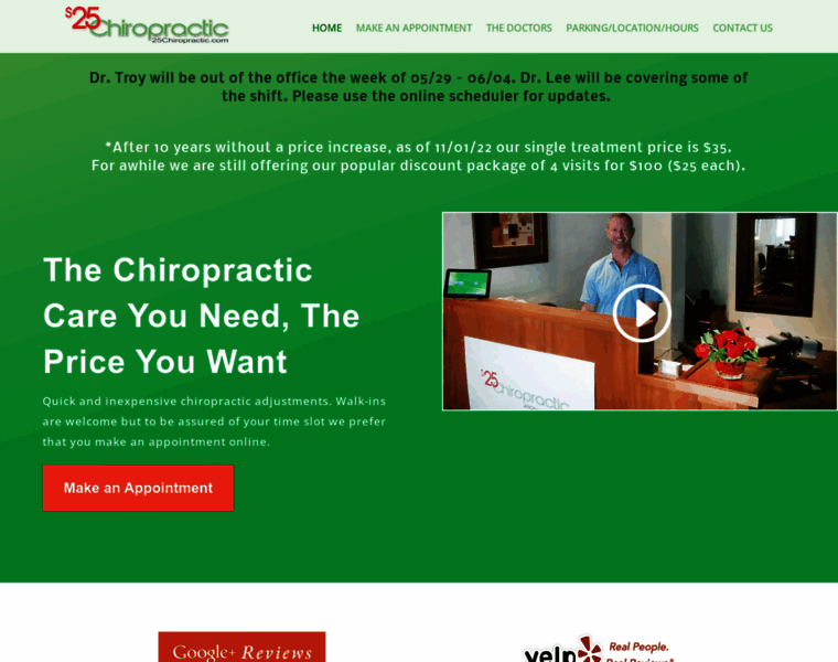 25chiropractic.com thumbnail