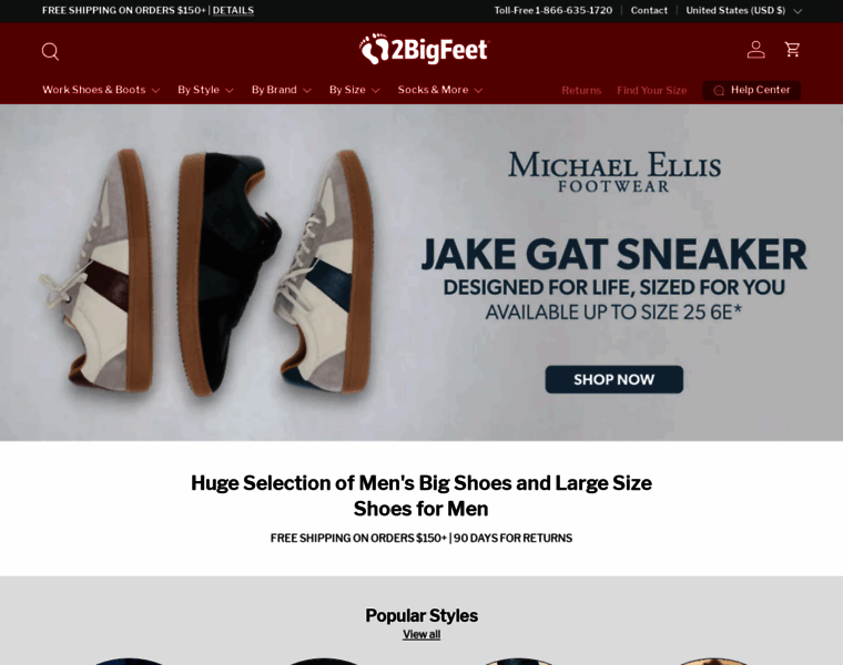 2bigfeet.com thumbnail 2bigfeet.com thumbnail