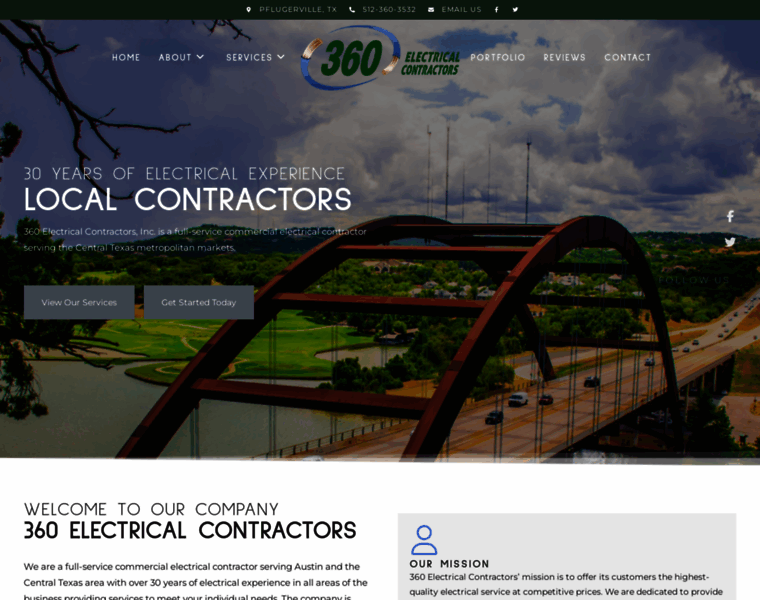 360electricalcontractors.com thumbnail