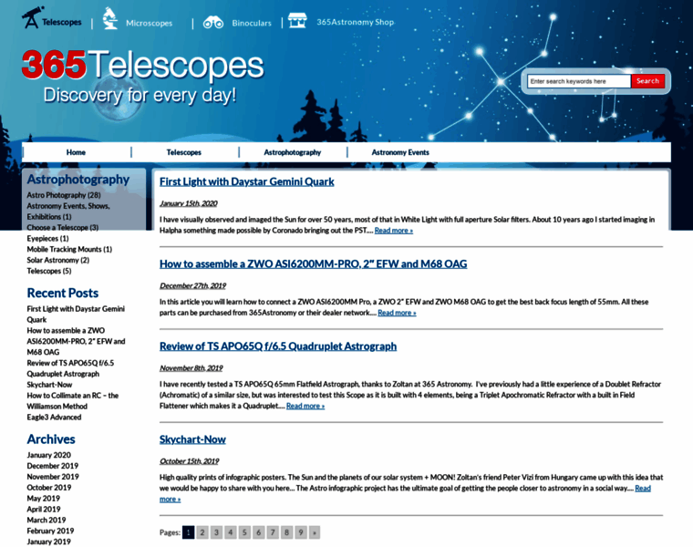 365telescopes.com thumbnail