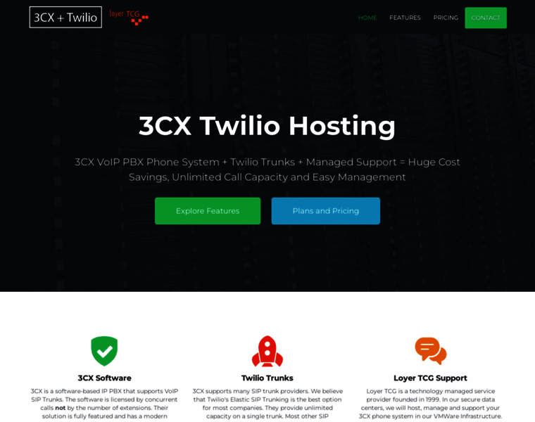 3cxtwiliohosting.com thumbnail